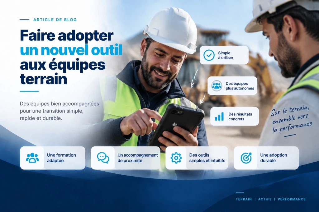 Adoption d'un outil terrain