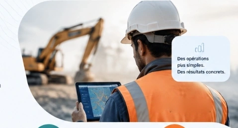 Expert Synadvance sur le terrain avec tablette