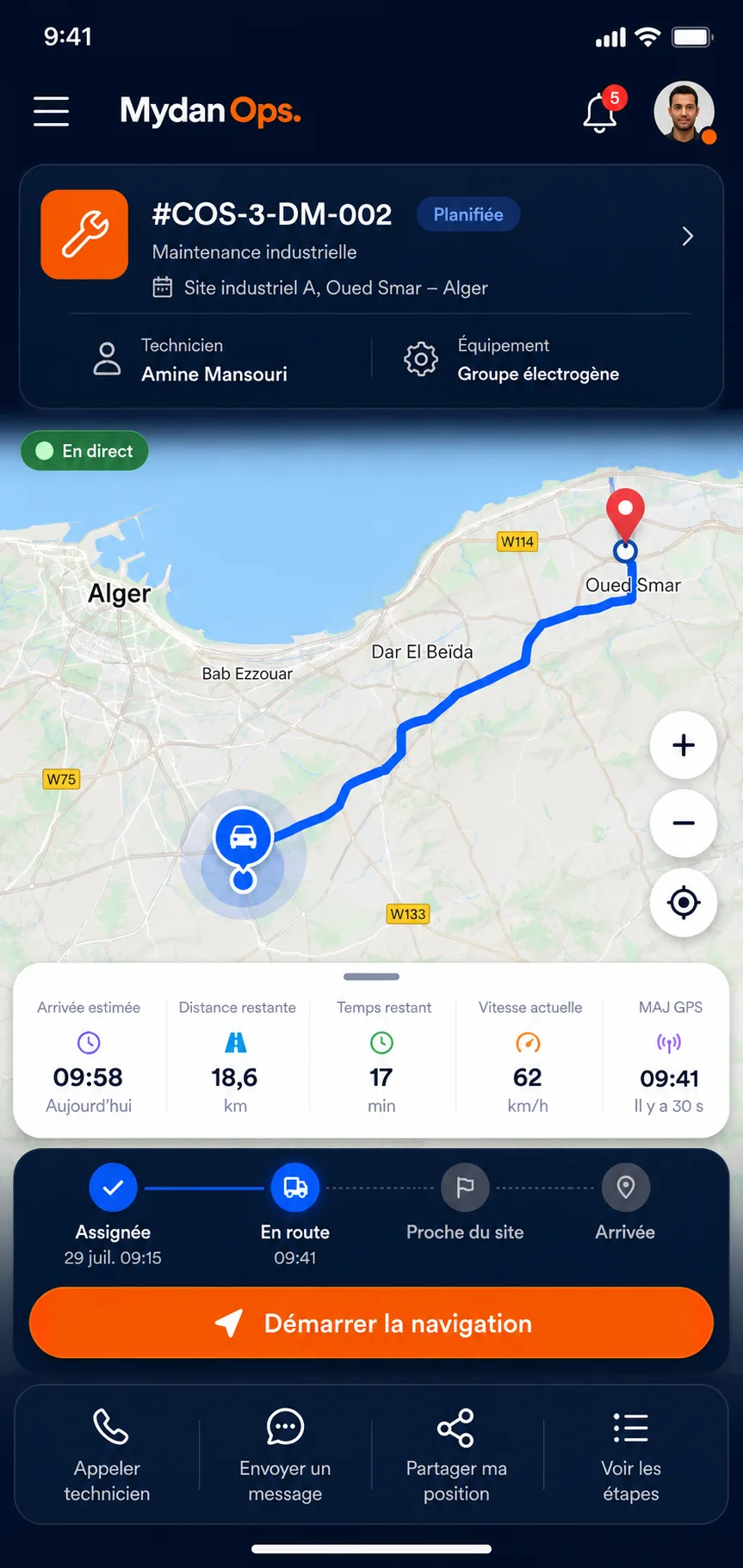 MydanOps mobile