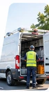 Fourgon d'intervention technique avec outillage